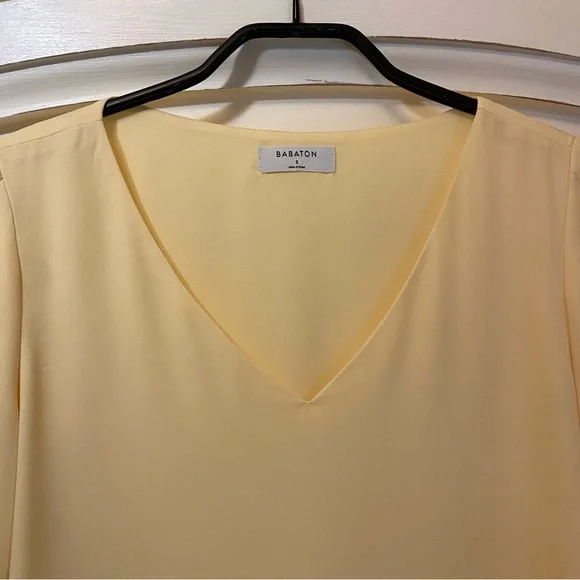 Babaton Randy Blouse - Butter Yellow - Picture 3 of 10